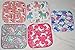2 Ply Printed Flannel 8x8 Inches Set of 5 Little Wipes Unicorn Fantasy