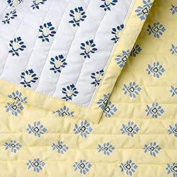 MARTHA STEWART Naomi Yellow King Quilt Set - 3