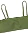 SweatyRocks Women's Sexy Bikini Set Removable Strap Wrap Padding Ribbed Swimwear Set Green M