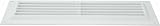 Map Plastic Louvre Air Vent with Flyscreen White 9 x 3 Single Brick Cover view 3
