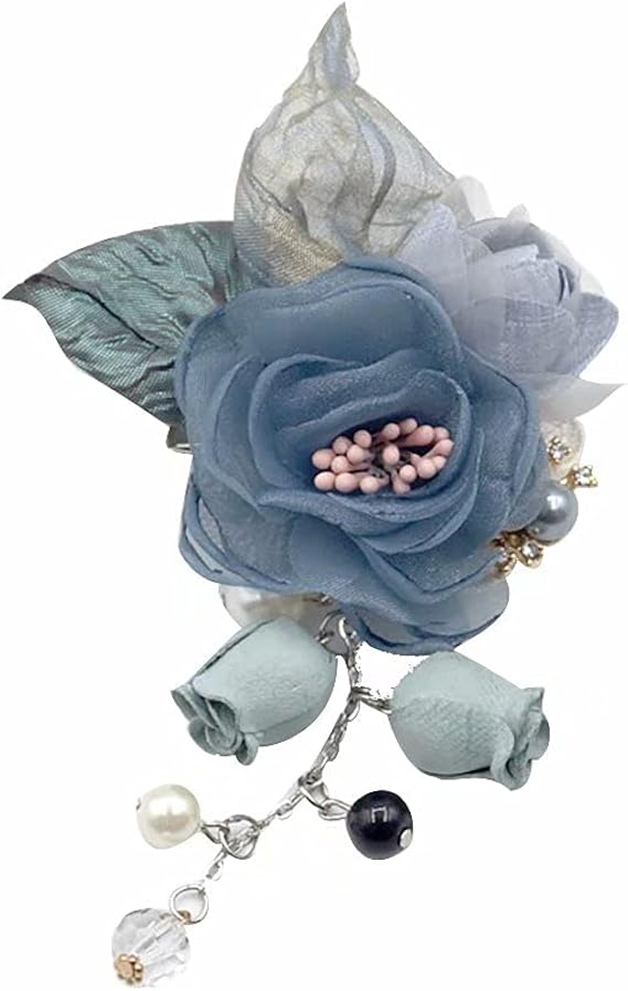 Amazon 母の日 コサージュ 手作り 上品パールとリボンのコサージュ 結婚祝い 入学 卒業 記念日 性贈り物 バレンタインデー ギフト 女性 妻 彼女 友人へ ブローチ 通販