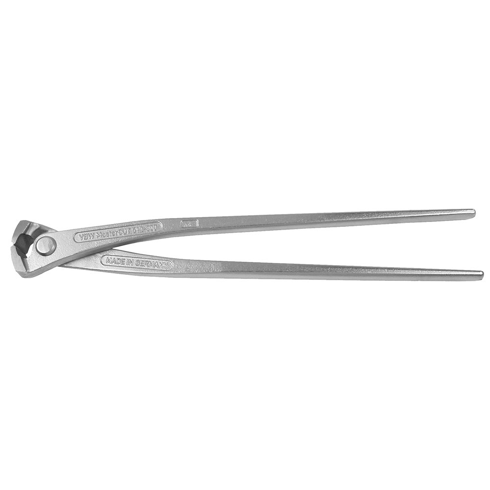VBW 512000 Chrome Polished Top "Master Cut" Heavy-Duty Steel Fixers Pincer, Silver