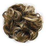 OneDor® Ladies Synthetic Wavy Curly or Messy Dish Hair Bun Extension Hairpiece Scrunchie Chignon Tray Ponytail (12TT26)