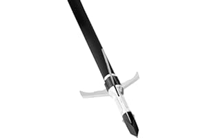 GRIM REAPER BROADHEADS GRIM REAPER 1903 Razortip Expandable Broadhead 100gr, 1-3/8" Cut, 3-Blade Design – Durable Razorcut Broadheads for Big Game Hunting