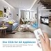 Etekcity Remote Control Outlet Wireless Remote Light Switch for Lights, Lamps, Fans, Household Appliances, Up to 100 ft. Range, FCC, ETL Listed (Learning Code, 3Rx-1Tx)