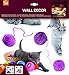 Crearreda CR-54452 Playful Cats Wall Decals, Multicolor
