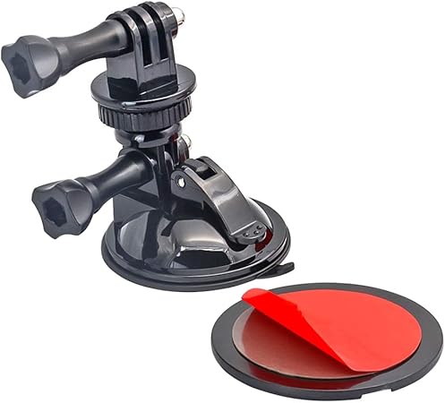 Amazon Co Jp Exshow 車載カメラマウント 小吸盤式 フロンドガラスとダッシュボード取り付け Gopro Max Gopro Hero 9 8 7 6 5 4 3 3 2 1 ホルダー 三脚マウントアダプター付き ダッシュボードパッド付き カメラ