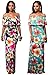 Womens Elegant Vintage Flowers Off Shoulder Ruffle Plain Bodycon Long Party Maxi Dress Blue Large
