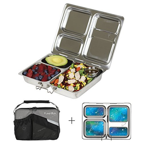 Launch Lunchbox Black Carry Bag with Galaxy by
