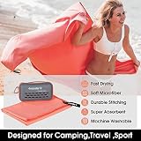 4Monster Microfibre Travel Towel Quick Dry Lightweight Ultra Soft view 2