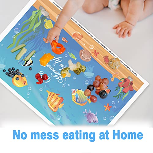 Table Topper Disposable Stickon Placemats for Girls & Boys Kids