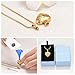 Imrsanl Cremation Jewelry for Ashes for Family Urn Necklace Pendants Ashes Keepsake Memorial Ash Jewelry for Loved Ones (Always in My Heart-Gold)