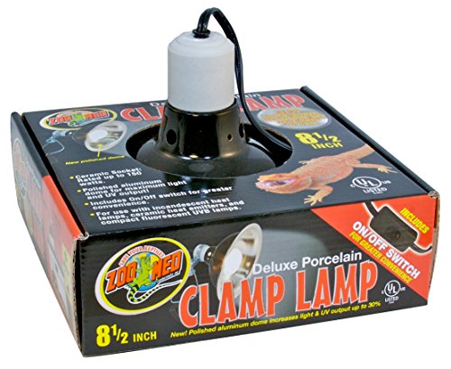 Zoo Med Deluxe Porzellan Klemmlampe für Terrarien - max.