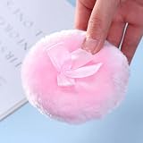 LIUJUNH 4 Pcs Fluffy Plush Powder Puff for Loose Powder Foundation Cream view 6