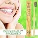 Lingito 6-Pack Natural Charcoal Bamboo Toothbrushes | BPA Free Soft Bristles | Compostable, Eco Friendly, Natural, Organic & Vegan Toothbrush Pack | Individually Packaged & Numbered Active Brushes