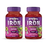 Vitamin Friends - Gummy Iron Supplements for Kids (60 Day) With B-Complex, Vitamin C, Zinc, Biotin - Iron Gummies Support Children Healthy Body Function and Iron Levels - Vegan, Organic, Allergen Free