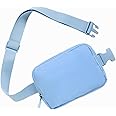 Belt bag Fanny pack crossbody bags for women Everywhere belt bag (Light blue)