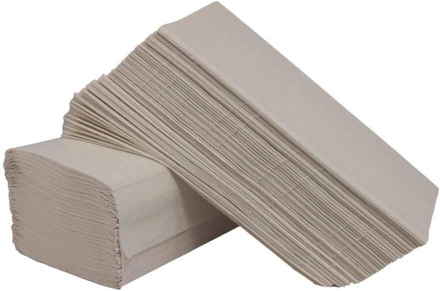 2Work 1-Ply I-Fold Hand Towel 190x250mm White (Pack of 3600) 2W70723