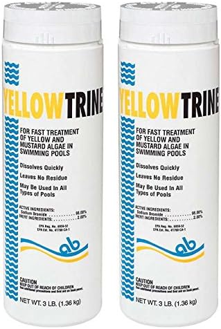 Yellowtrine 3lbs 2 Pack Granular Algaecide for Swimming Pools