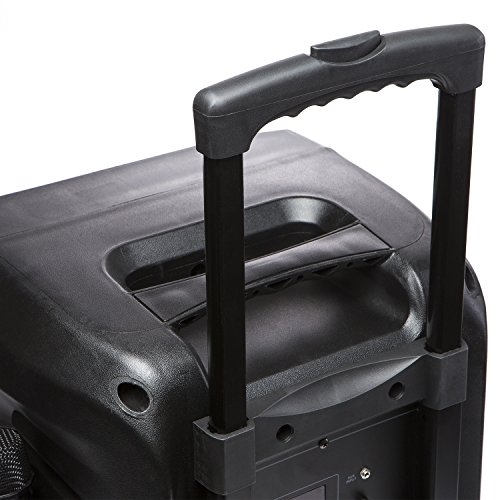 PA System with LED Party Lights, Wireless Portable Bluetooth 12" Audio Speaker with 2 Wireless Microphones FM Radio Party Karaoke Machine Sound System MCP-212 Soundstream by Pure Acoustics - Thumbnail 7