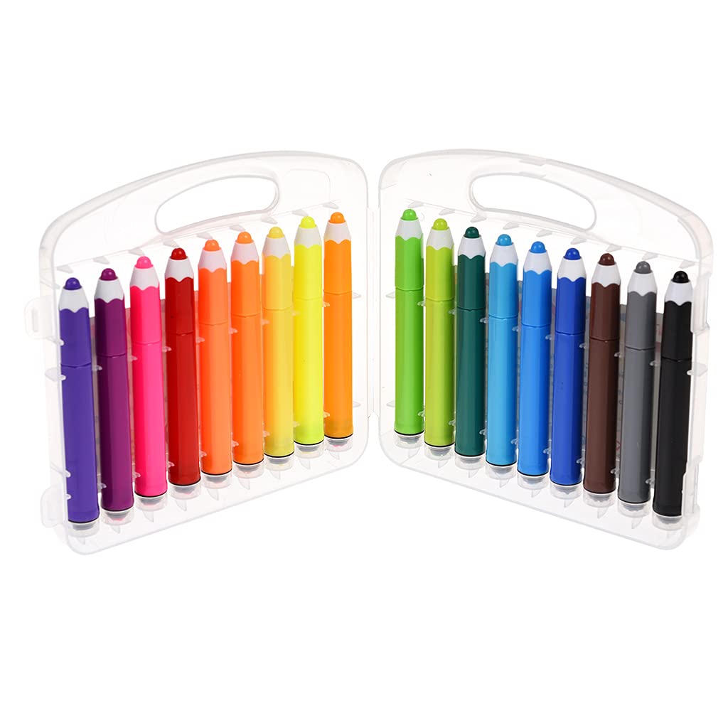 Rex London Set of 18 Coloured Felt Tip Stamp Pens (Wild Wonders)