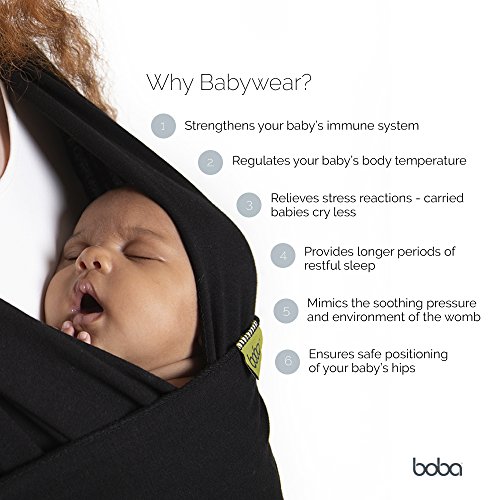 Boba Wrap Baby Carrier, Ecru Dot Original Stretchy Infant Sling