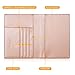 Fintie Passport Holder Travel Wallet - Premium Vegan Leather RFID Blocking Case Cover - Securely Holds Passport, Business Cards, Credit Cards, Boarding Passes, Rose Gold