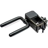 HME High-Quality Durable Reliable Versatile Easy-to-Install Universally Mountable Hunting Tree Stand Bow Holder - 360 Fork Rotation, Rock solid attachment