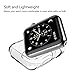 Apple Watch Series 2 Case 38mm, Alritz Crystal Clear TPU Protector Slim Anti-scratch Bumper Cover for iWatch Series 2 Series 1, 2 Pack