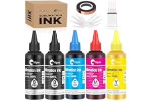 Hiipoo 500ML Sublimation Ink Refill for ET2400 ET-2720 ET-2760 ET-2800 ET-2803 ET-2850 ET-4800 ET-15000 ET-3760 Inkjet Printe