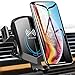 TOZO Wireless Car Charger Motor Clamping Silent Mount Holder Auto Sensing Fast Charging for iPhone 12 and 12 Mini and 12 Pro Max Black