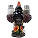 Decorative Farm Rooster Salt and Pepper Shaker Set with Holder Figurine for Rustic Country Kitchen Decor Sculptures & Collectibles As Gifts for Farmers or Gamecocks Fans