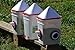 5 Gallon Chicken Waterer - 4 Horizontal Side Mount Poultry Nipples (Center)