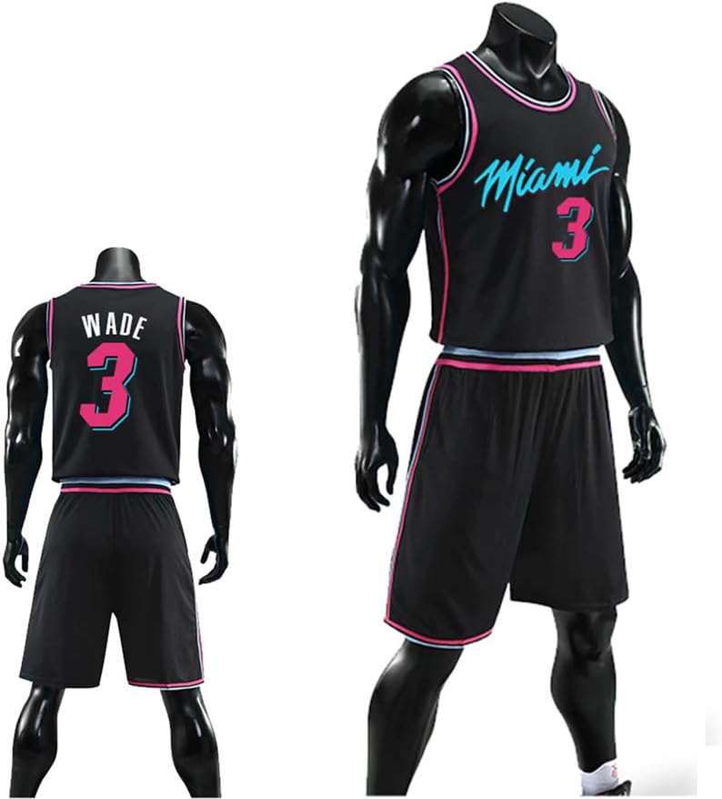 QZH Miami Heat Dwyane Wade 3 Teen/Child/Adult Jersey, Quality Assurance