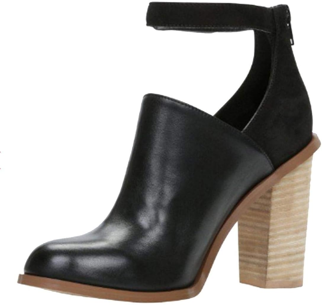 Mehouse Bottes Femme Talons Bottines Hiver Automne Style Vintage Martain Bottes Avec Talons De Mode A Lacets Bottines Femmes Chaussures Impermeables Sandales A Talons Hauts Sandales Chaussures Vetements