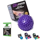 11FORCE Massage Ball Roller Set or Single, Lacrosse & Spiky Balls, Physical Therapy Equipment Best for Plantar Fasciitis, Myofascial Release, Acupressure, Fibromyalgia, Foot Trigger Points,FREE EBOOK