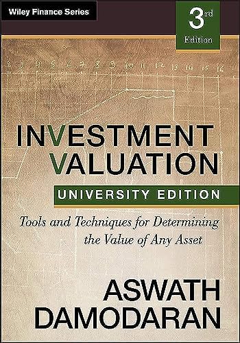 Amazon.com: Investment Valuation, University Edition: Tools and