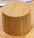 Round Bamboo Salt Box Eco-Friendly, 100% Organic bamboo, Professional-Grade,The best salt storage container on the market.