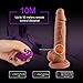 Vibrating Dildo with 360-Degree Rotation 7 Powerful Programs Wireless Remote Control