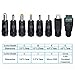 SoulBay 15W Universal 3V 4.5V 5V 6V 7.5V 9V 12V AC DC Adapter Switching Power Supply with 8pcs Interchangeable DC Plugs for Speaker HUB TV Box CCTV Cameras Household Electronics Gizmos