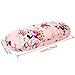 EZESO 2 pcs Glasses Case Spectacle Case Box Fabrics Floral Portable Hard Eyeglass Case