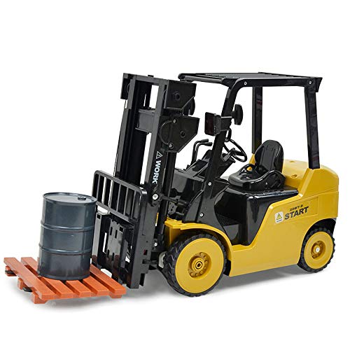 Ranoff Forklift Truck 1:8 RC Remote Control Ideal Present Toy (Yellow Black)