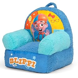 Delta Children - Blippi Cozee Buddy Kids Chair, Blue