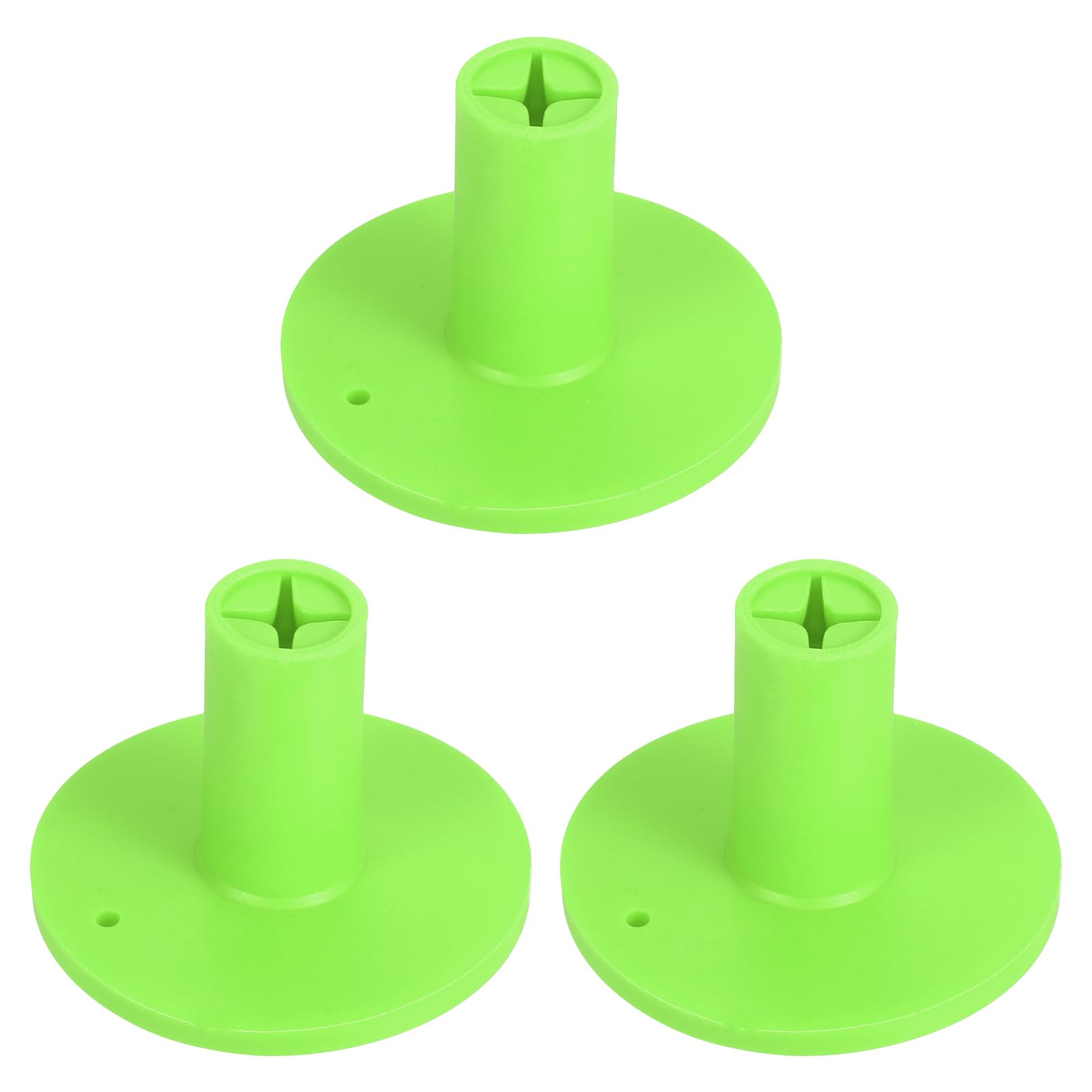 PATIKIL Rubber Golf Tees, 3 Pack Golf Rubber Tee Indoor Outdoor Practice Ball Holder for Driving Range Turf Mats, Green