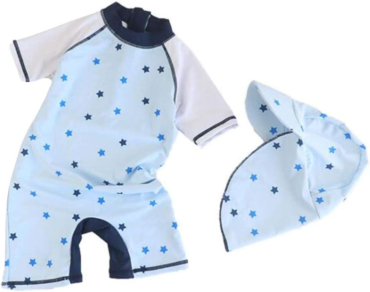 Online Sales Baby Toddler Boys One Piece Surfing Suit Zip Up Swimsuit Uv Sun Protective Stars Bathing Suit With Hat 100 Genuine Counter Guarantee Immocity Lu