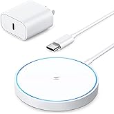 Magnetic Wireless Charger Fast Mag Safe Charger Compatible with iPhone 15 Pro Max/15 Pro/15/15 Plus/14/13/12 Series, 2024 Upg
