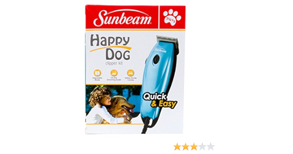 sunbeam happy dog clipper kit