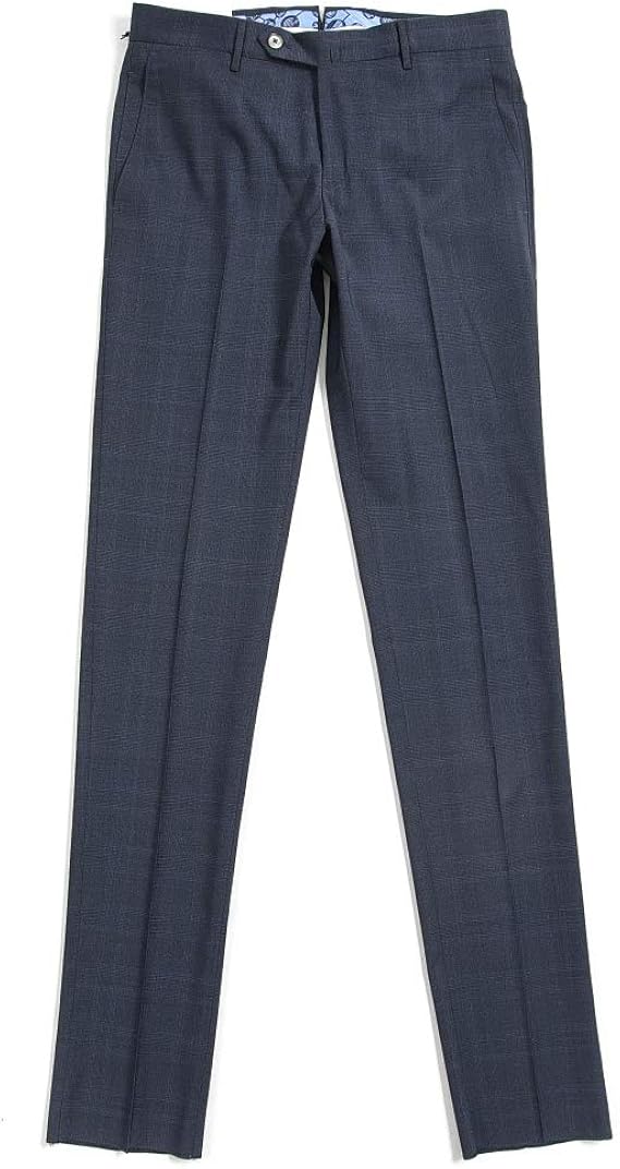 Amazon ピーティートリノ Pt Torino Travel Super Slim Fit ストレッチ ウール スラックス ノータック メンズ イタリア ブランド ビジネス 並行輸入品 ロングパンツ 通販