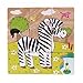 Rolimate Educational Preschool Wooden Cube Block Travel Jigsaw Puzzles - Hedgehog Elephant Tiger Deer Monkey Zebra, Birthday Toy for Age 3 4 5 Years Old and Up Toddlers Kids Baby Children Boys Girls