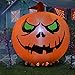NewAim 4 Foot Halloween Inflatable Air Blown Pumpkin Lighted Home Yard Garden Indoor Outdoor Decoration